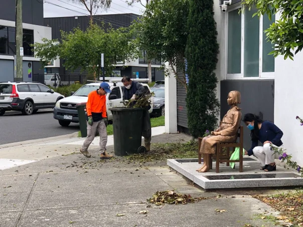 평화의 소녀상 건립·관리 활동 기록